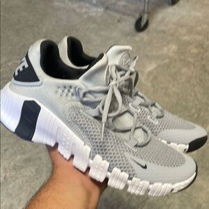 Nike Gray and Black Athletic Sneakers